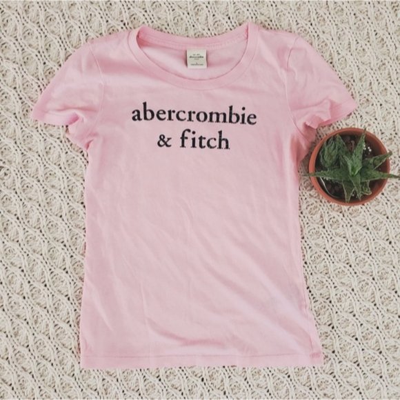 Abercrombie & Fitch Kids- Pink Cotton Tee- Large - Picture 3 of 6